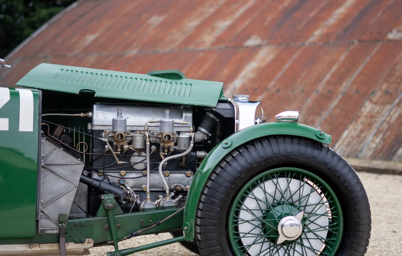 Фото обои Aston Martin, Le Mans, 1932, ретро автомобили, retro cars, гоночные автомобили, racing cars, Aston Martin …