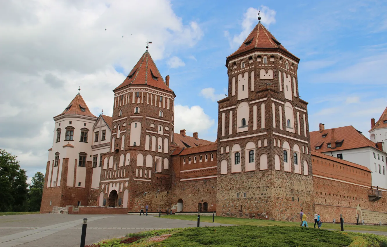 Фото обои Беларусь, гродно, мирский замок