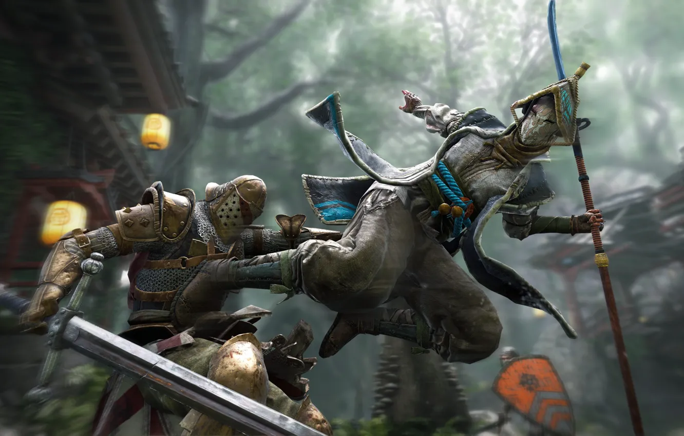 Фото обои sword, game, armor, man, fight, ken, blade, samurai
