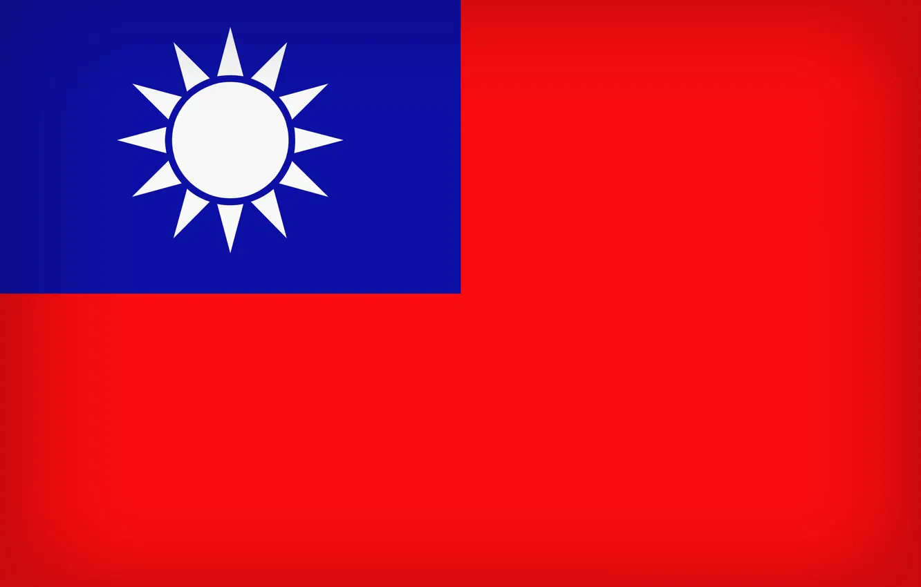 Фото обои Flag, Taiwan, National Symbol, Flag Of Taiwan, Taiwan Large Flag