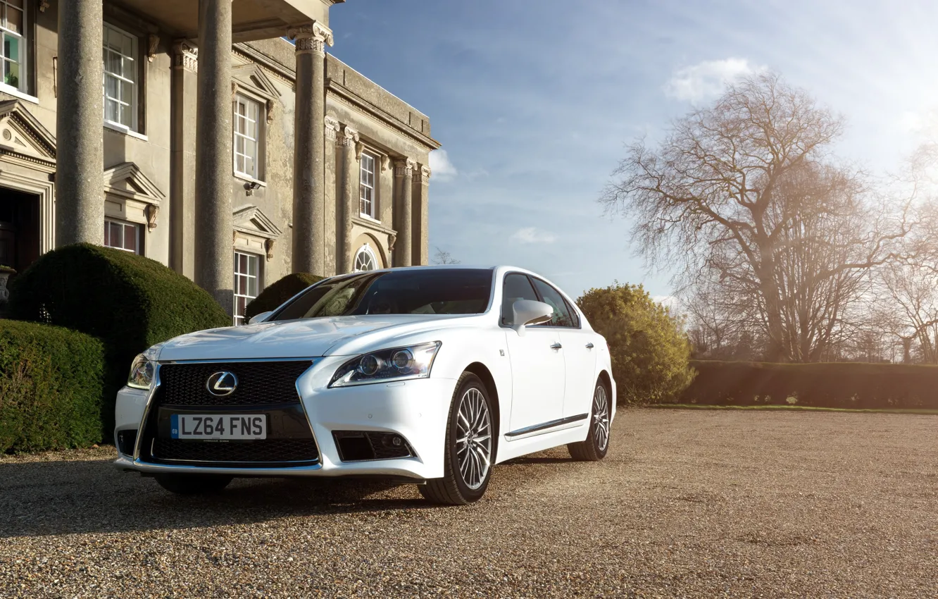 Фото обои Lexus, 2012, лексус, UK-spec, F-Sport, LS 460