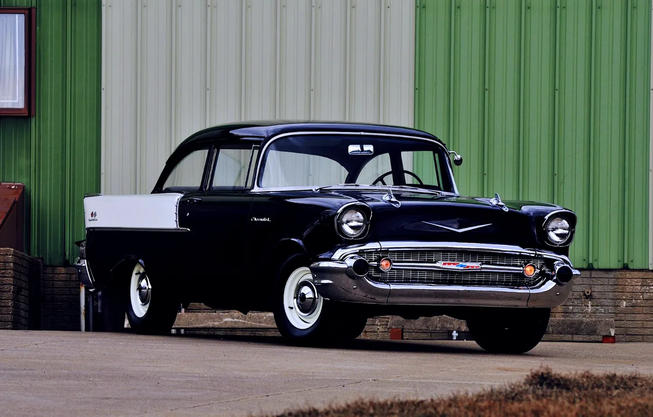 Фото обои Chevrolet, Blue, Vintage
