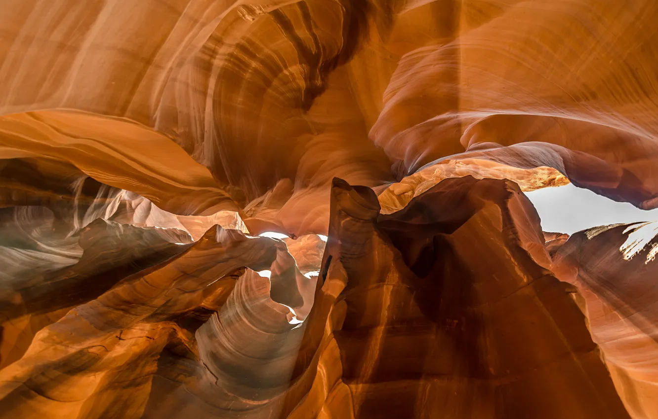 Фото обои свет, природа, скалы, каньон антилопы