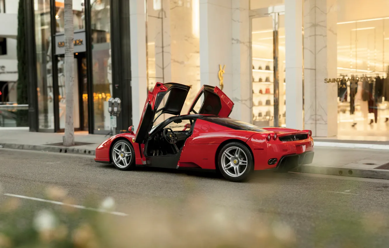 Фото обои Ferrari, red, supercar, Ferrari Enzo, Enzo, iconic