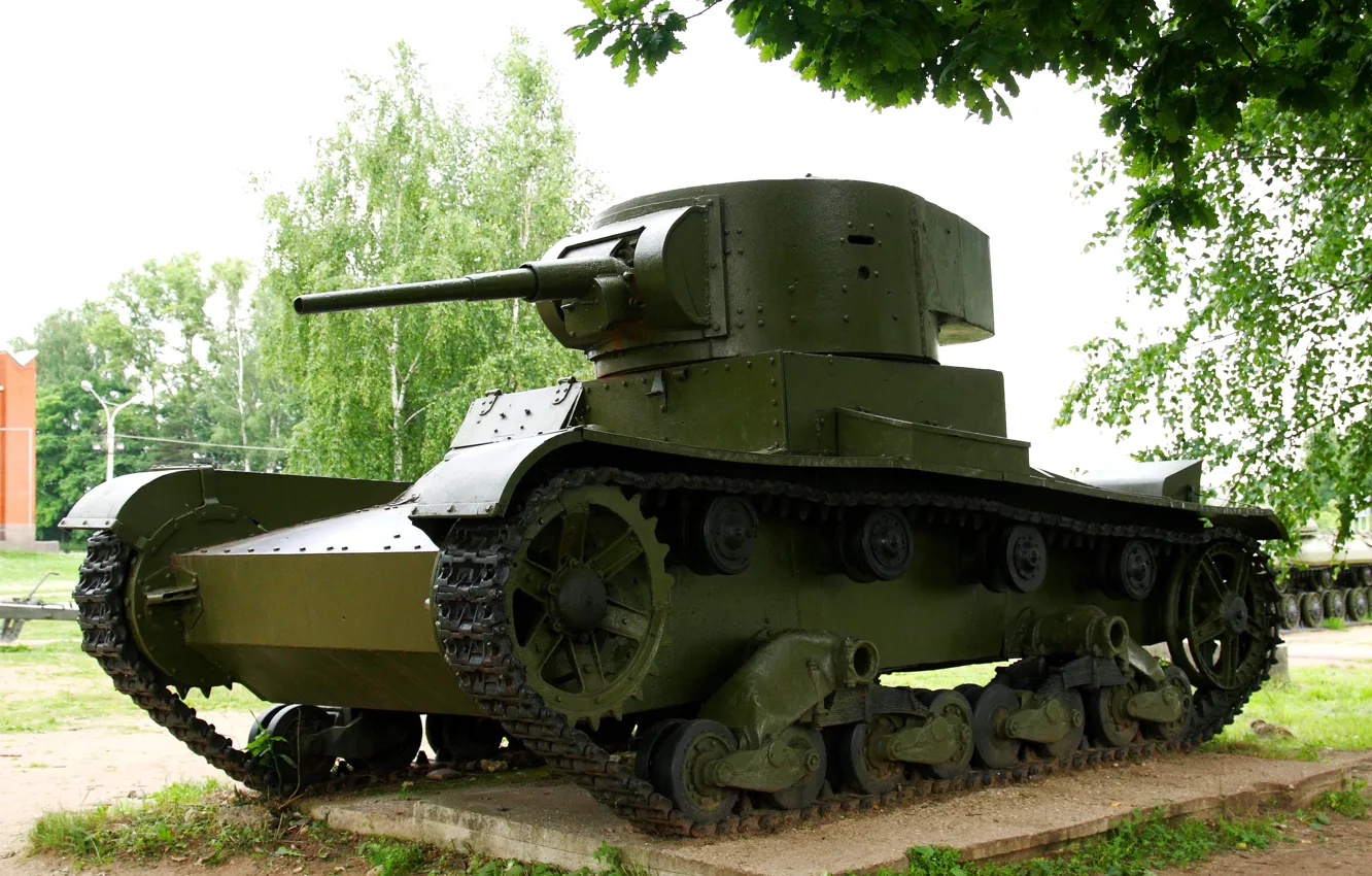 Фото обои легкий, танк, советский, Т-26
