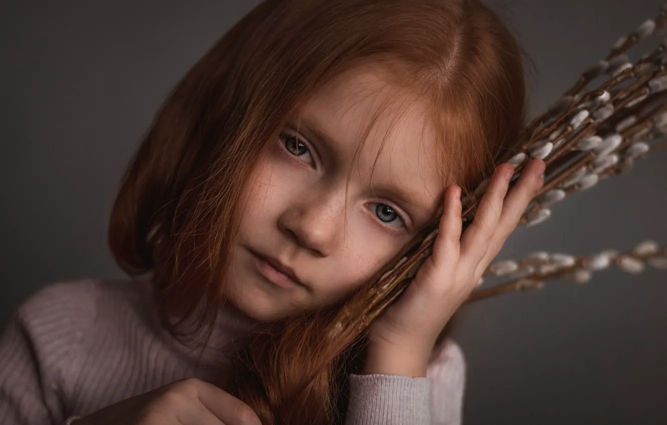 Фото обои портрет, девочка, Элина Гарипова