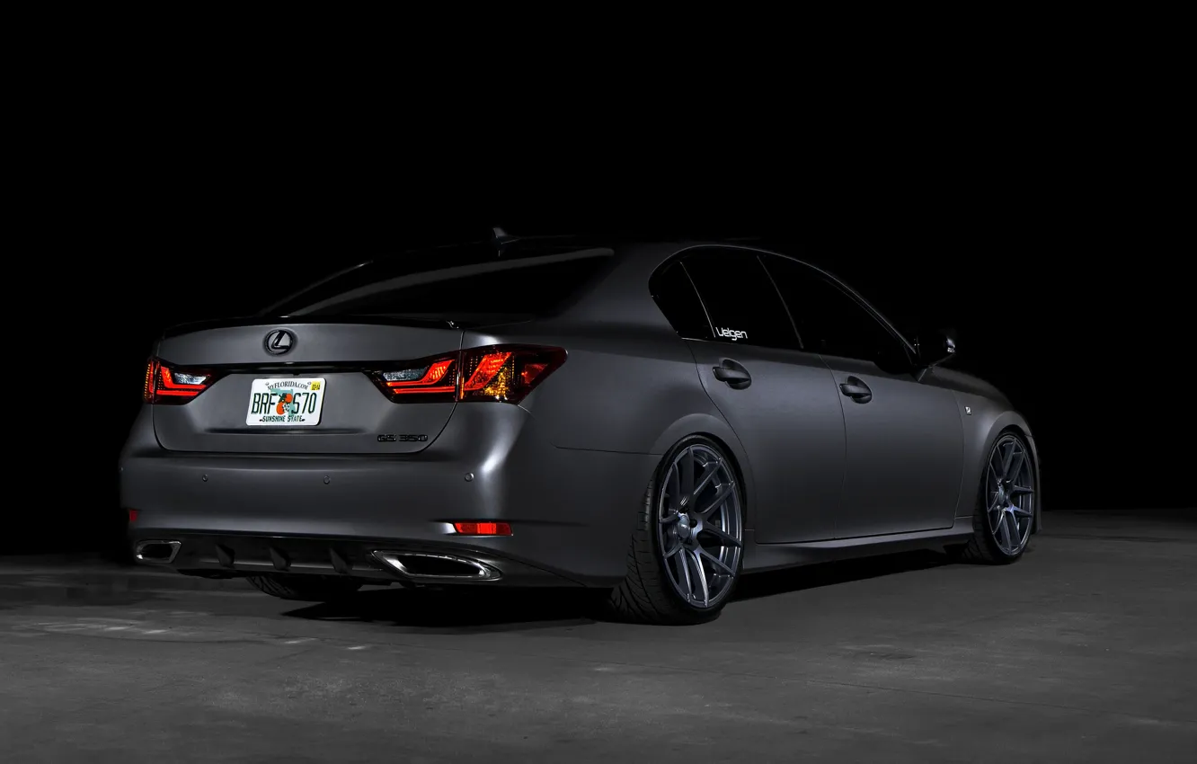 Фото обои Lexus, Sport, GS F, Matte Gunmetal