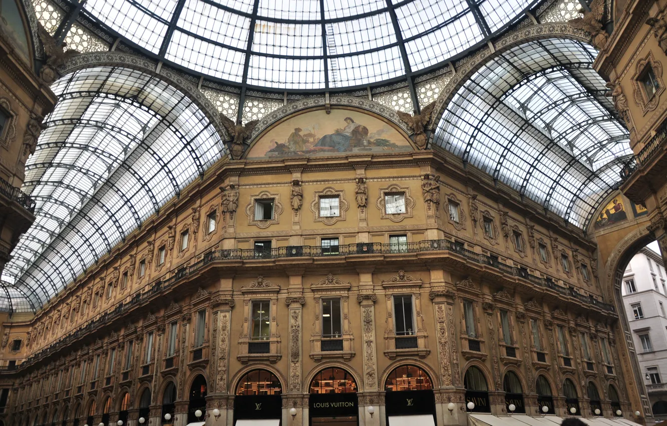 Фото обои Milano, gallery, shopping