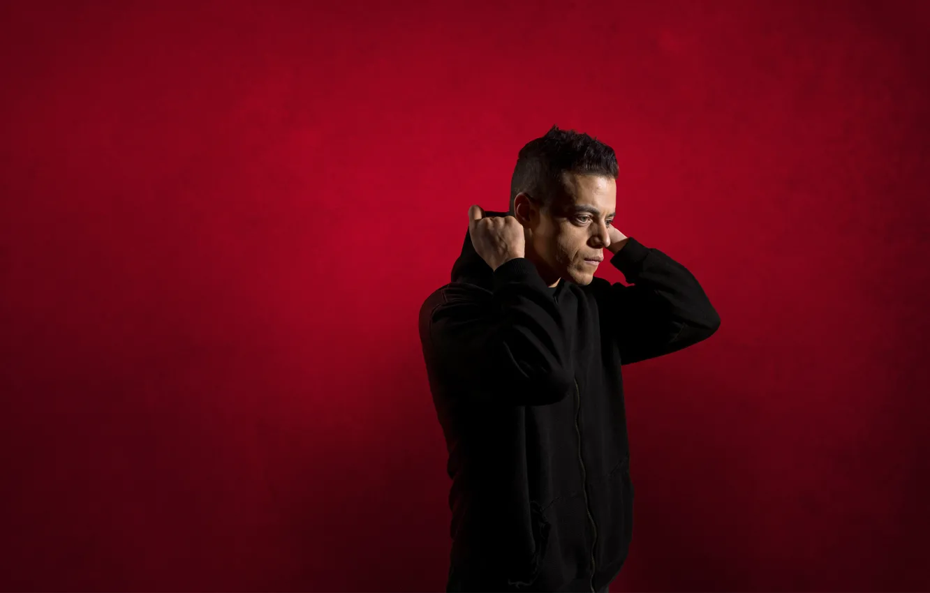 Фото обои сериал, Rami Malek, Рами Малек, Mr. Robot, Мистер Робот