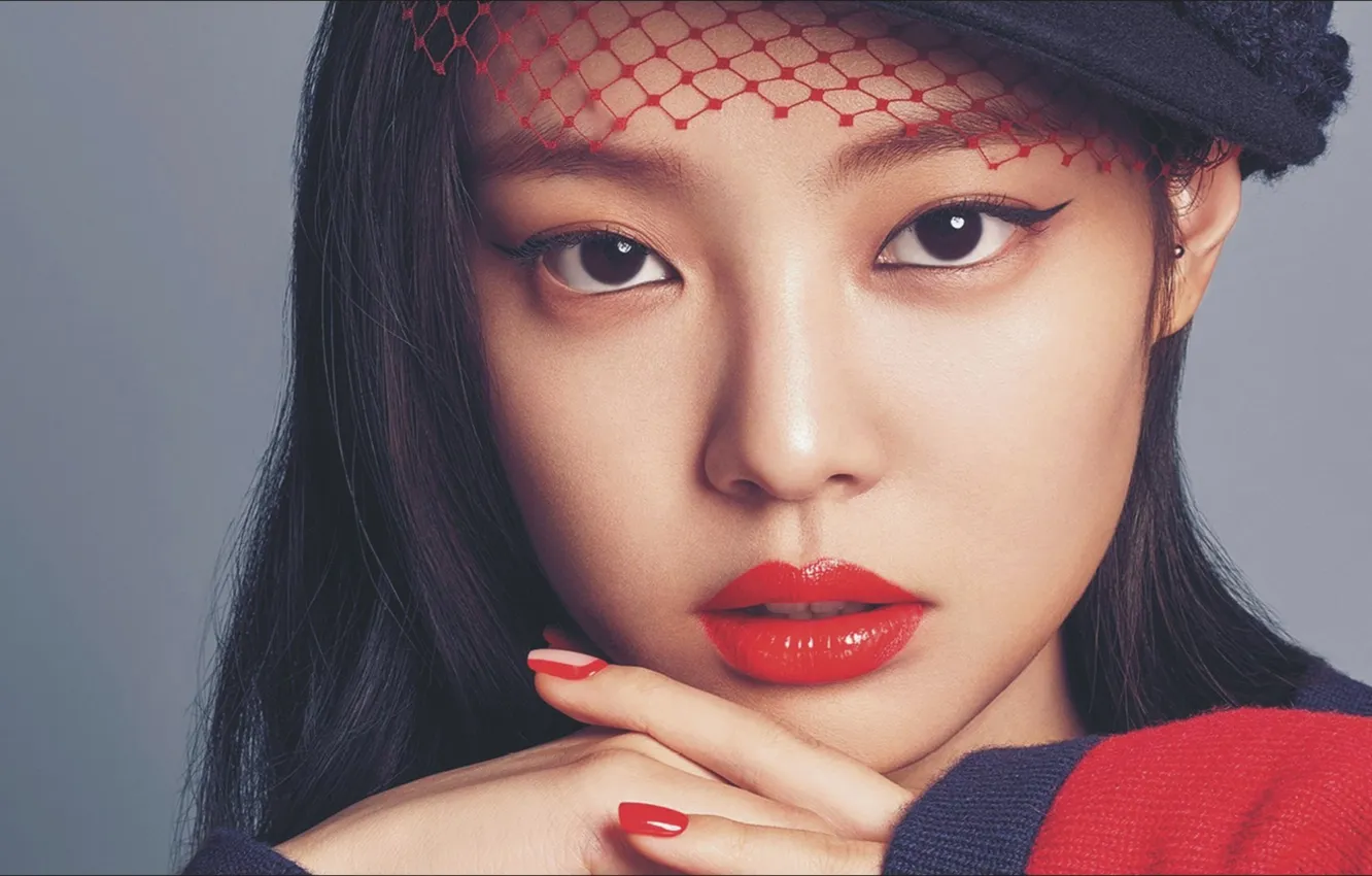 Фото обои music, singer, portrait, Kim, musical group, Jennie Kim, BlackPink, Jennie (Singer)