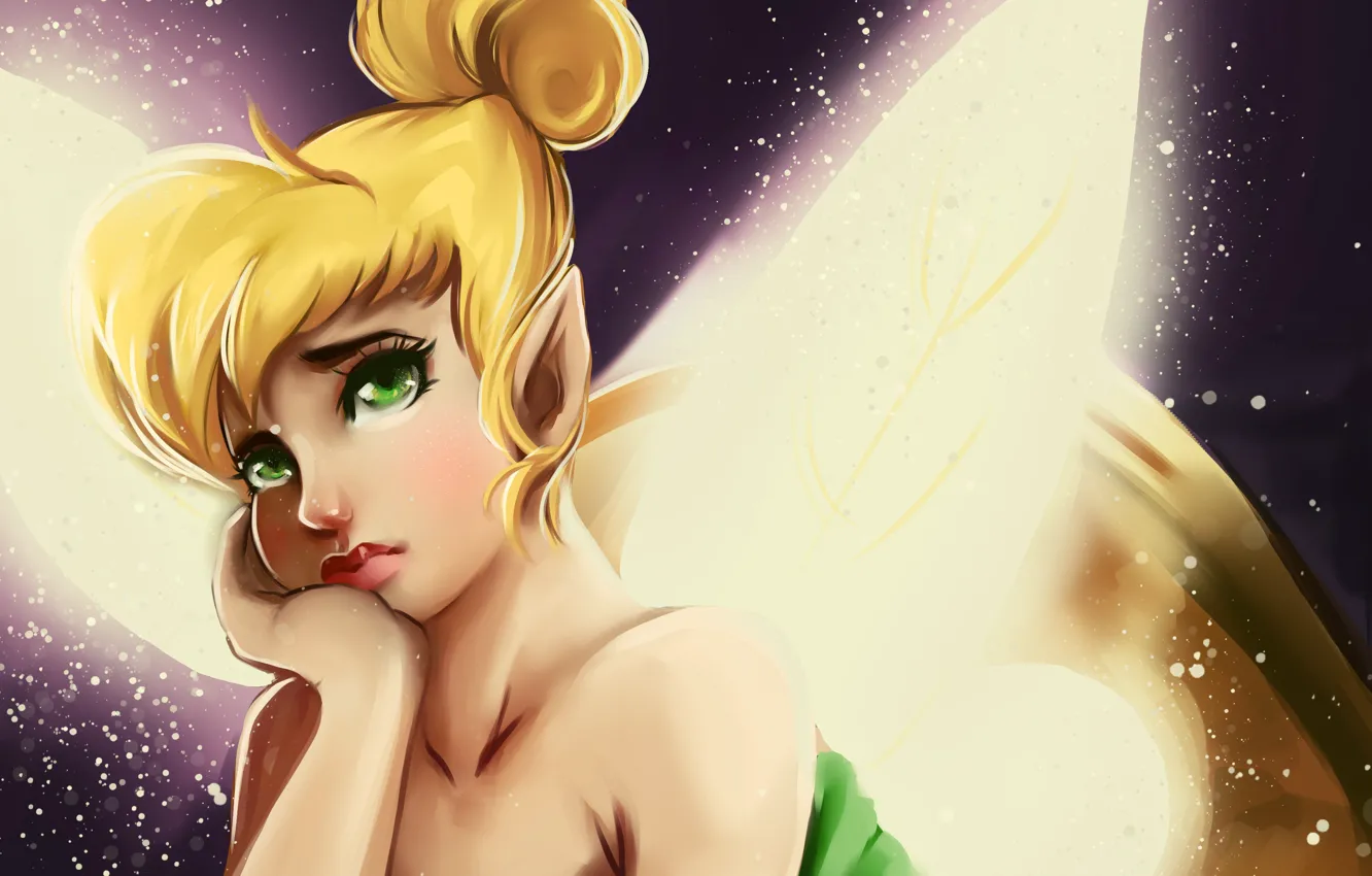 Фото обои Tinker Bell, Peter Pan, by Kachumi