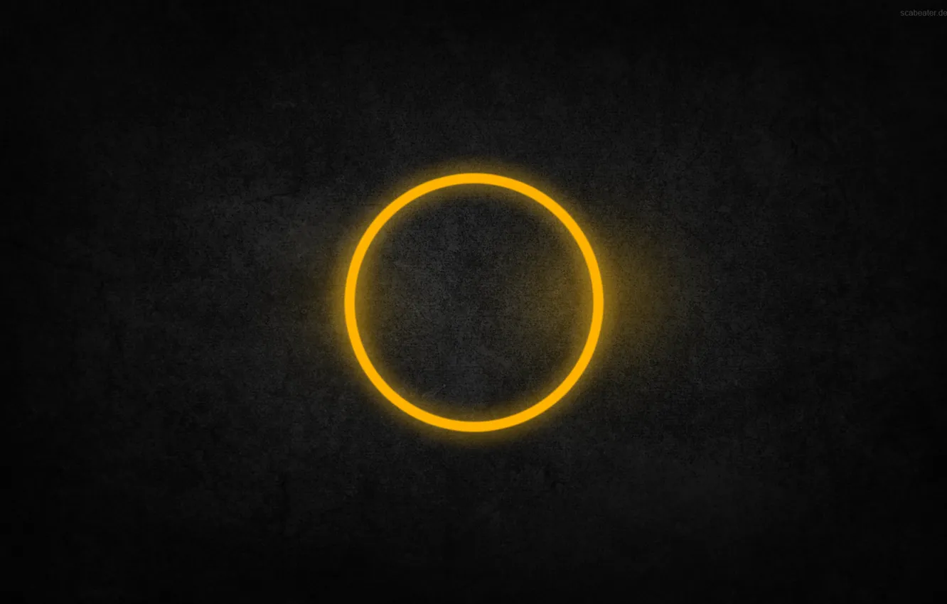 Фото обои желтый, круг, текстура, кольцо