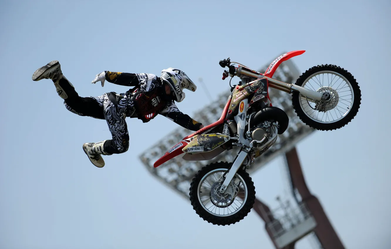 Фото обои Moto, Freestyle, X Games