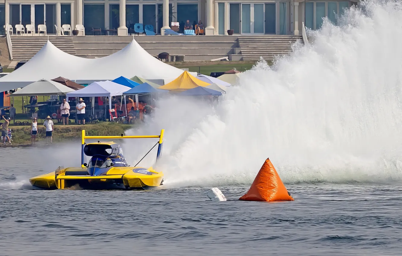 Фото обои гонка, лодка, скорость