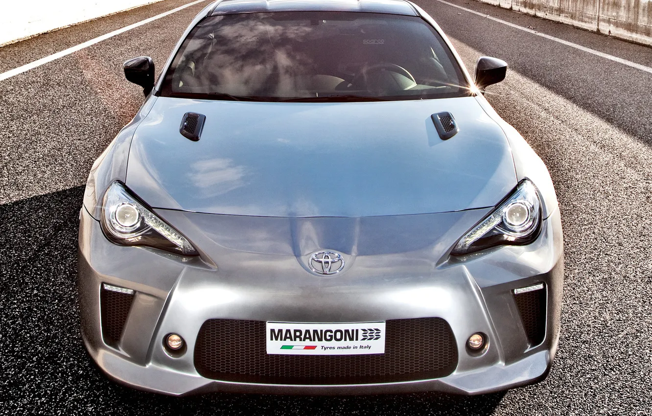 Фото обои Toyota, вид спереди, тойота, Marangoni, GT86-R, Eco Explorer