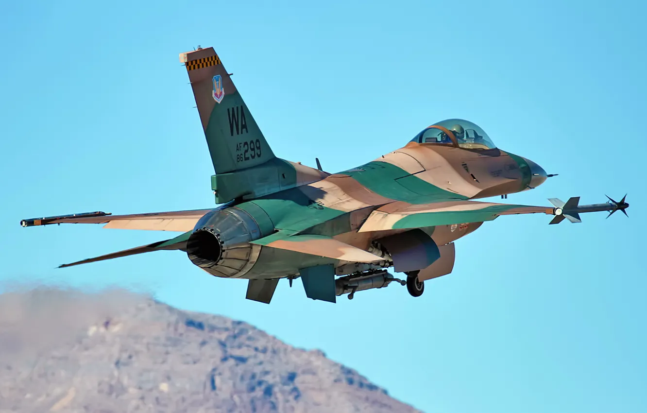 Фото обои оружие, самолёт, F-16