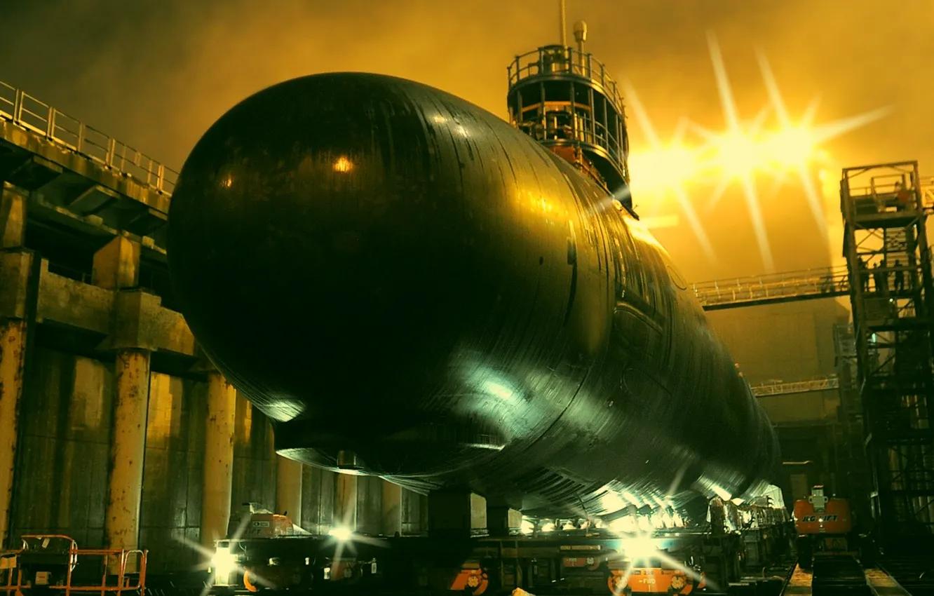 Фото обои лодка, подводная, атомная, USS North Dakota