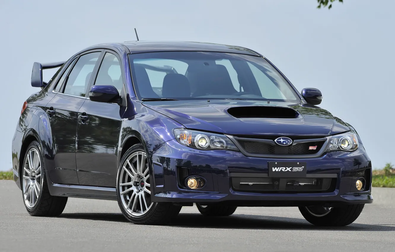 Фото обои Subaru, Impreza, Япония, Синяя, Обои, Седан, Japan, USA
