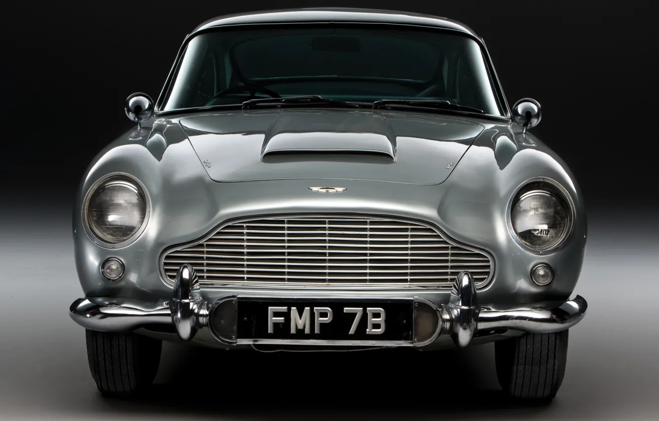 Фото обои car, silver, aston martin, 007