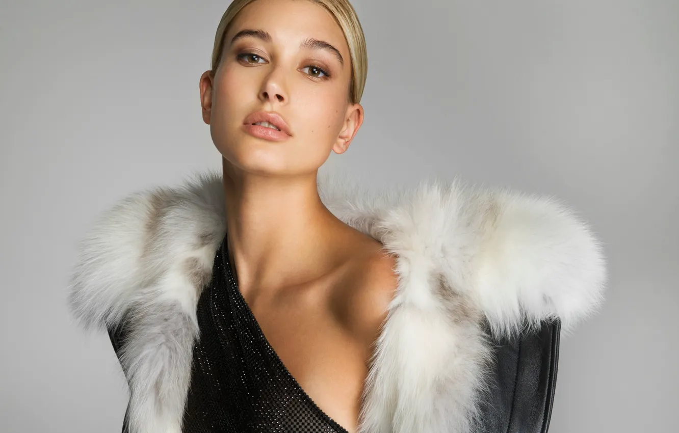 Фото обои модель, портрет, Hailey Baldwin