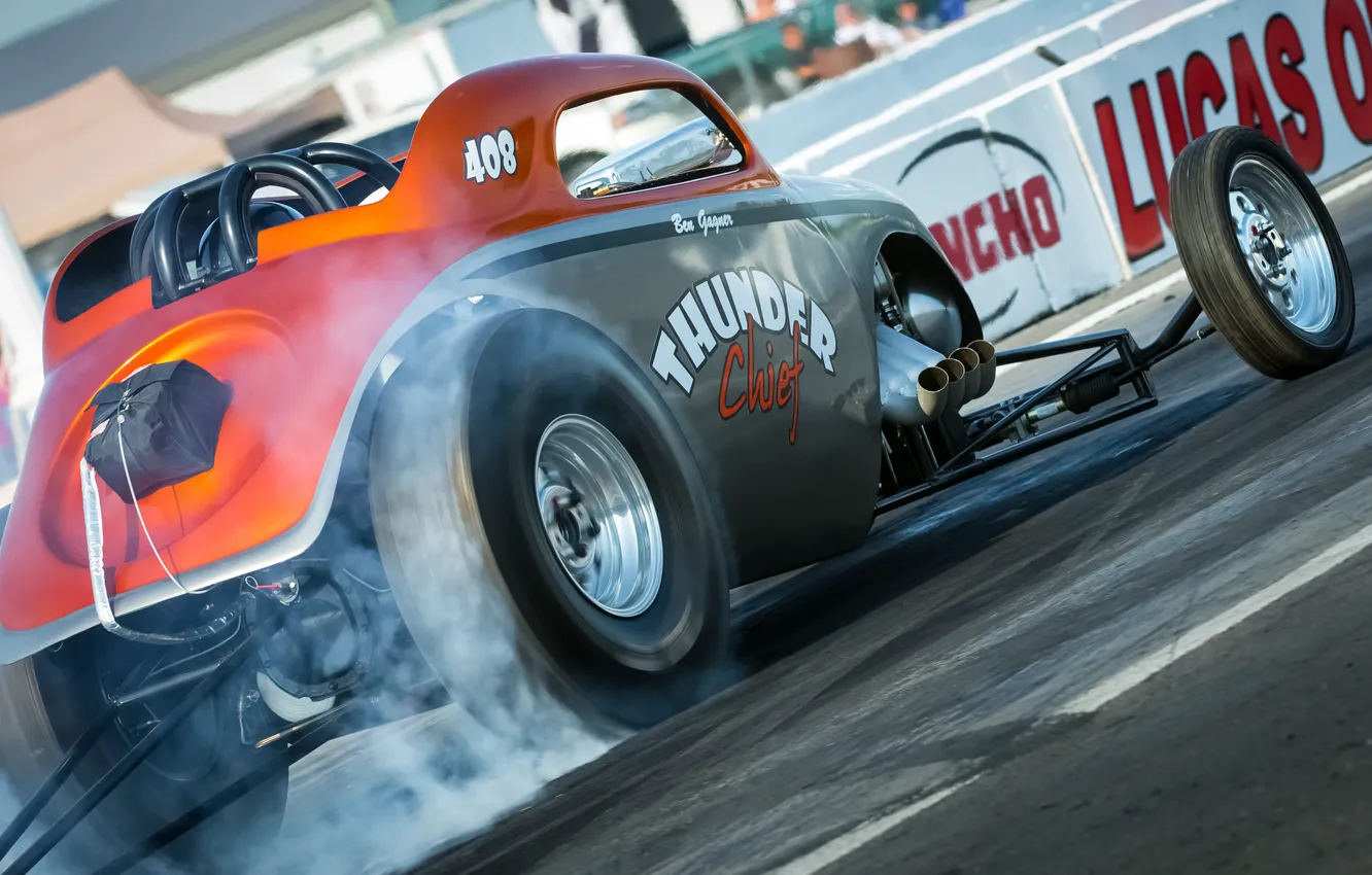 Фото обои гонка, hot-rod, classic car, drag racing