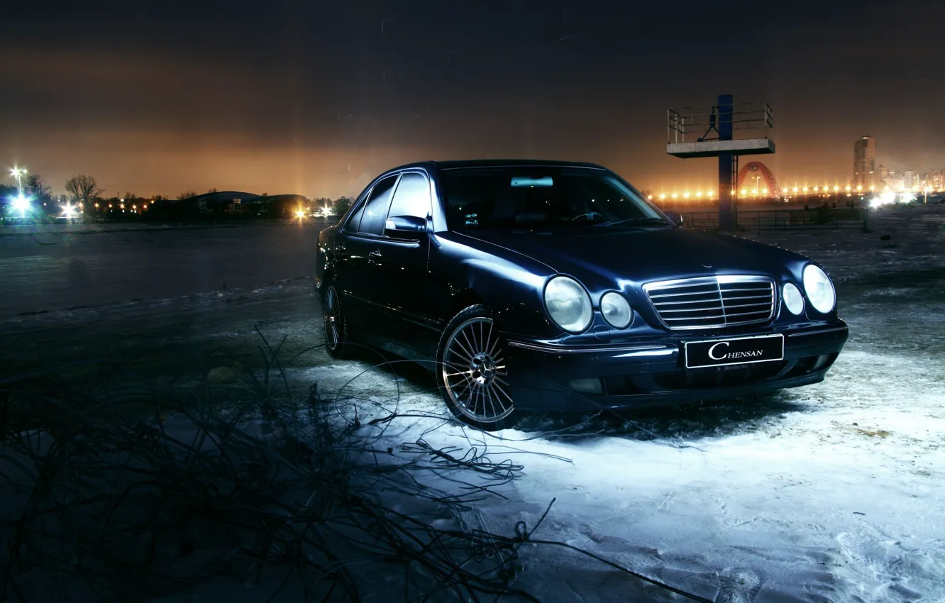 Фото обои Mercedes-Benz, Mercedes, E-class, 2000, E-Klasse, E-класс, W210, Executivklasse