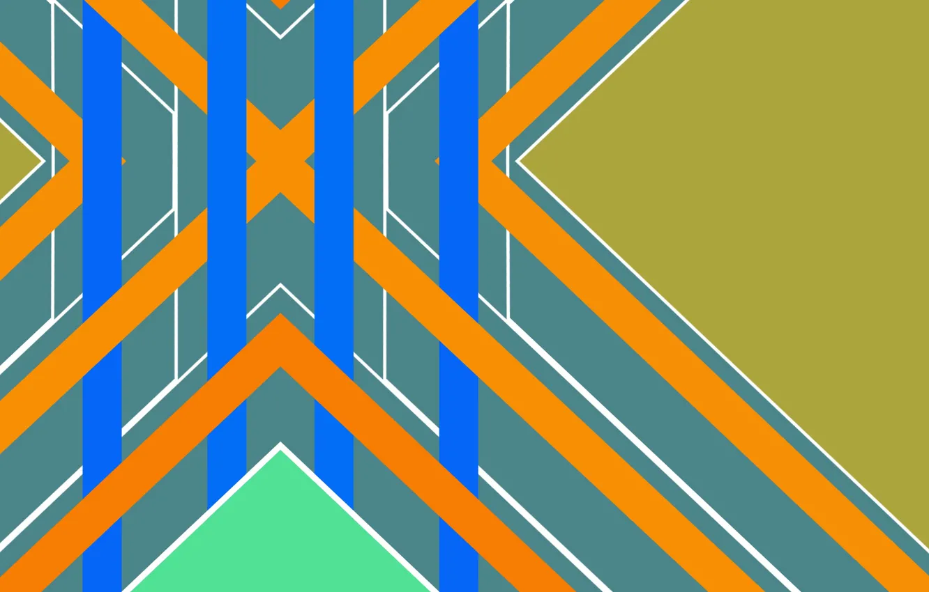 Фото обои цветные, абстракт, фигура