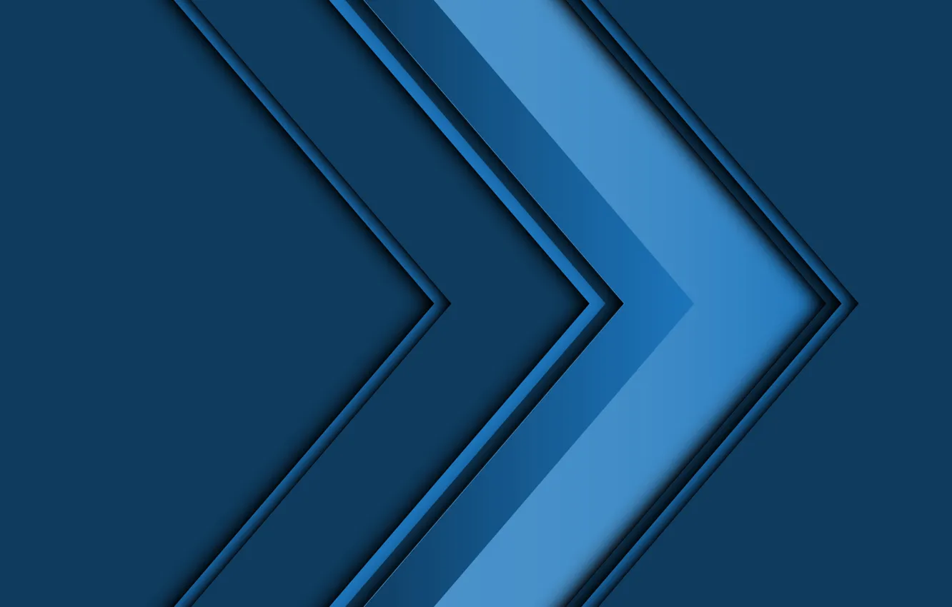 Фото обои линии, синий, фон, голубой, стрелка, геометрия