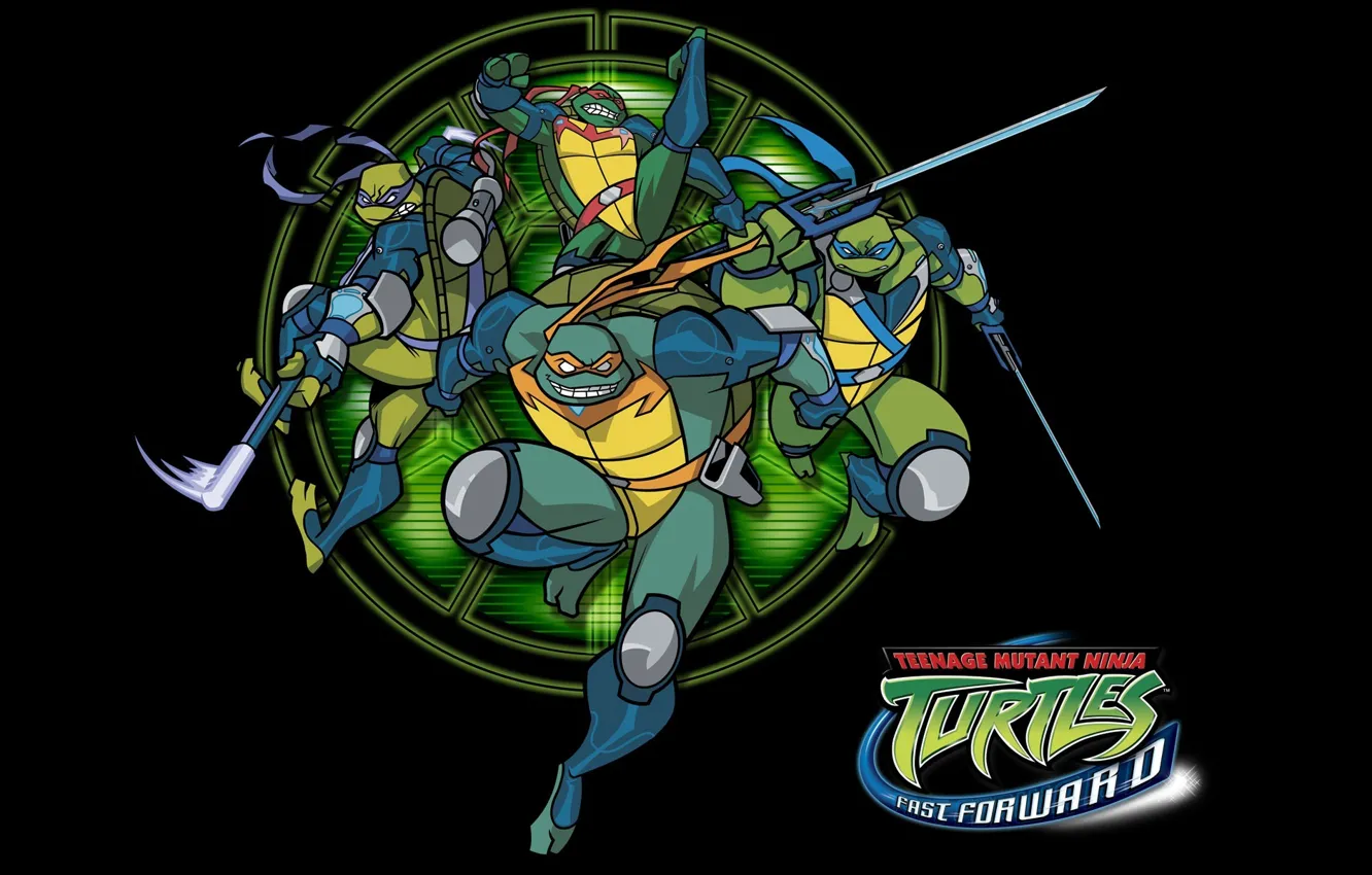 Фото обои teenage mutant ninja turtles, TMNT, mike, leo, don, 6 season, raph
