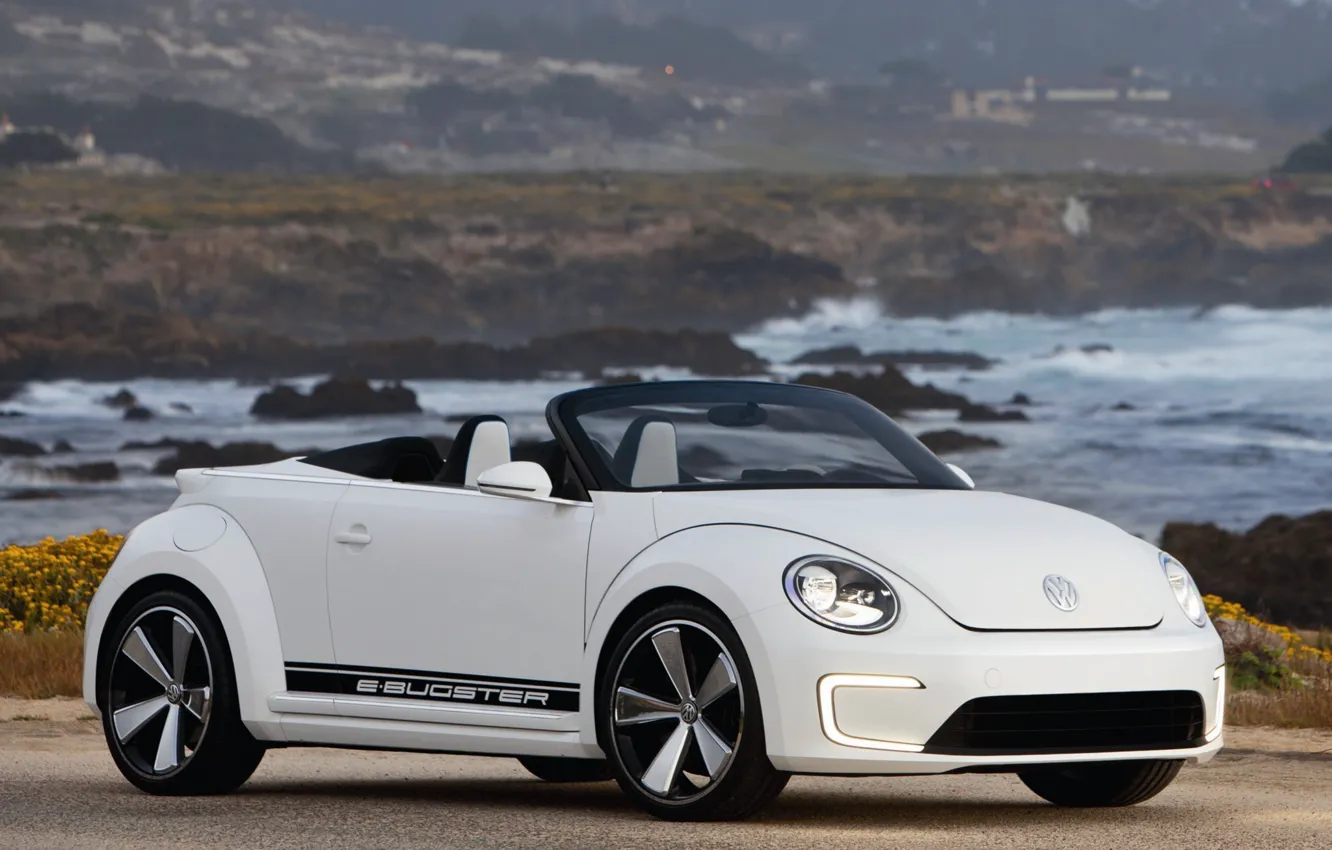Фото обои Volkswagen, берег моря, E-Bugster