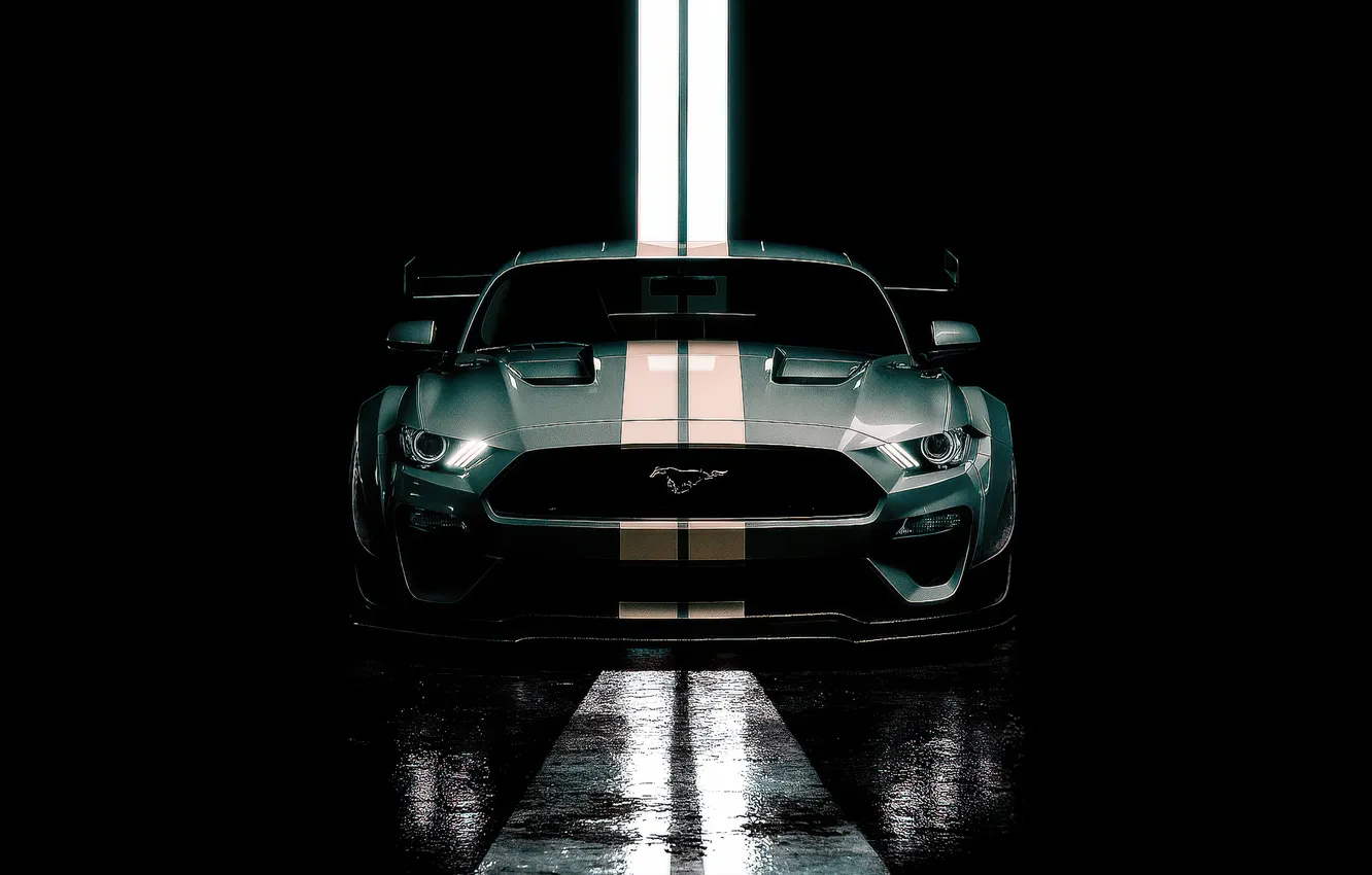 Фото обои Mustang, Ford, gt power