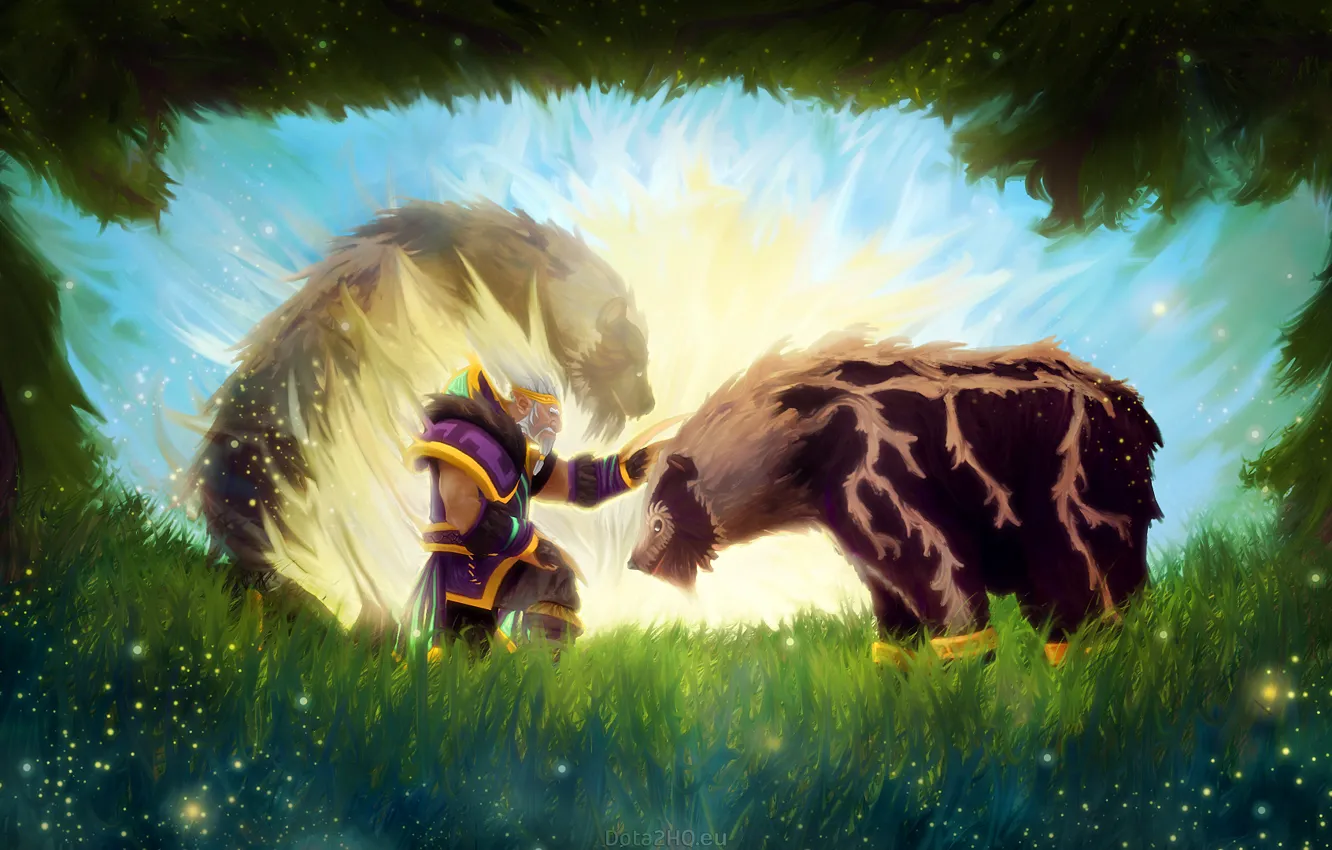 Фото обои game, dota, dota 2, lone druid