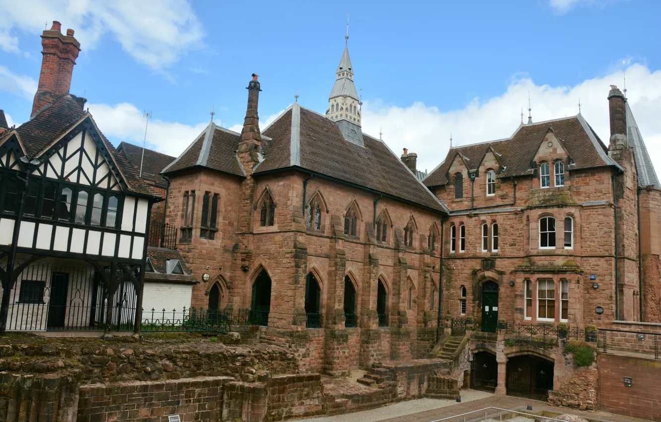 Фото обои Англия, Building, Town, Великобриания, Englang, Coventry, Ковентри