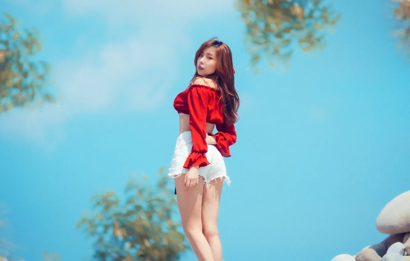 Фото обои girl, sexy, girls, woman, model, china, asian, cute