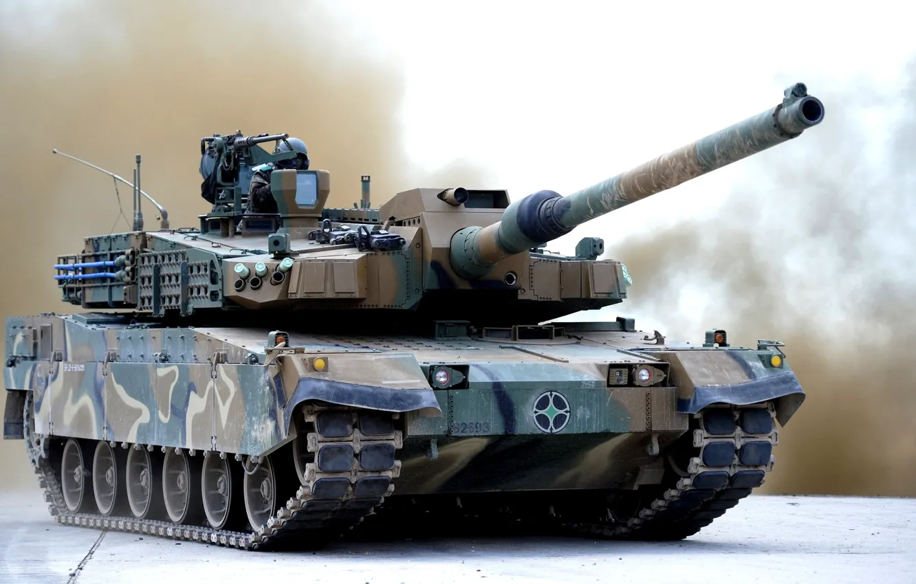 Фото обои танк, Южная Корея, Чёрная пантера, 2K Black Panther