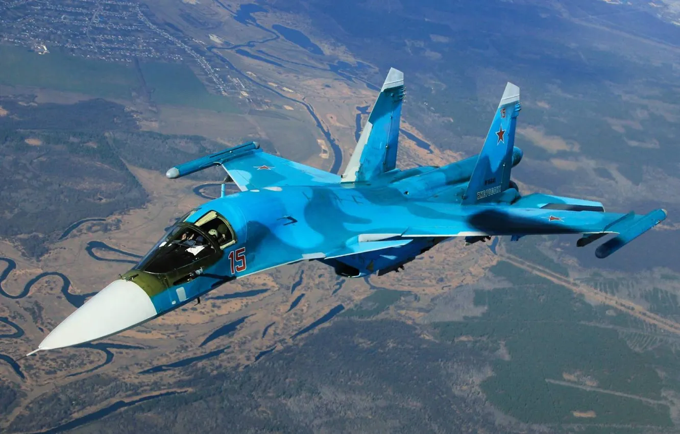 Фото обои supersonic, su-34, exterminator