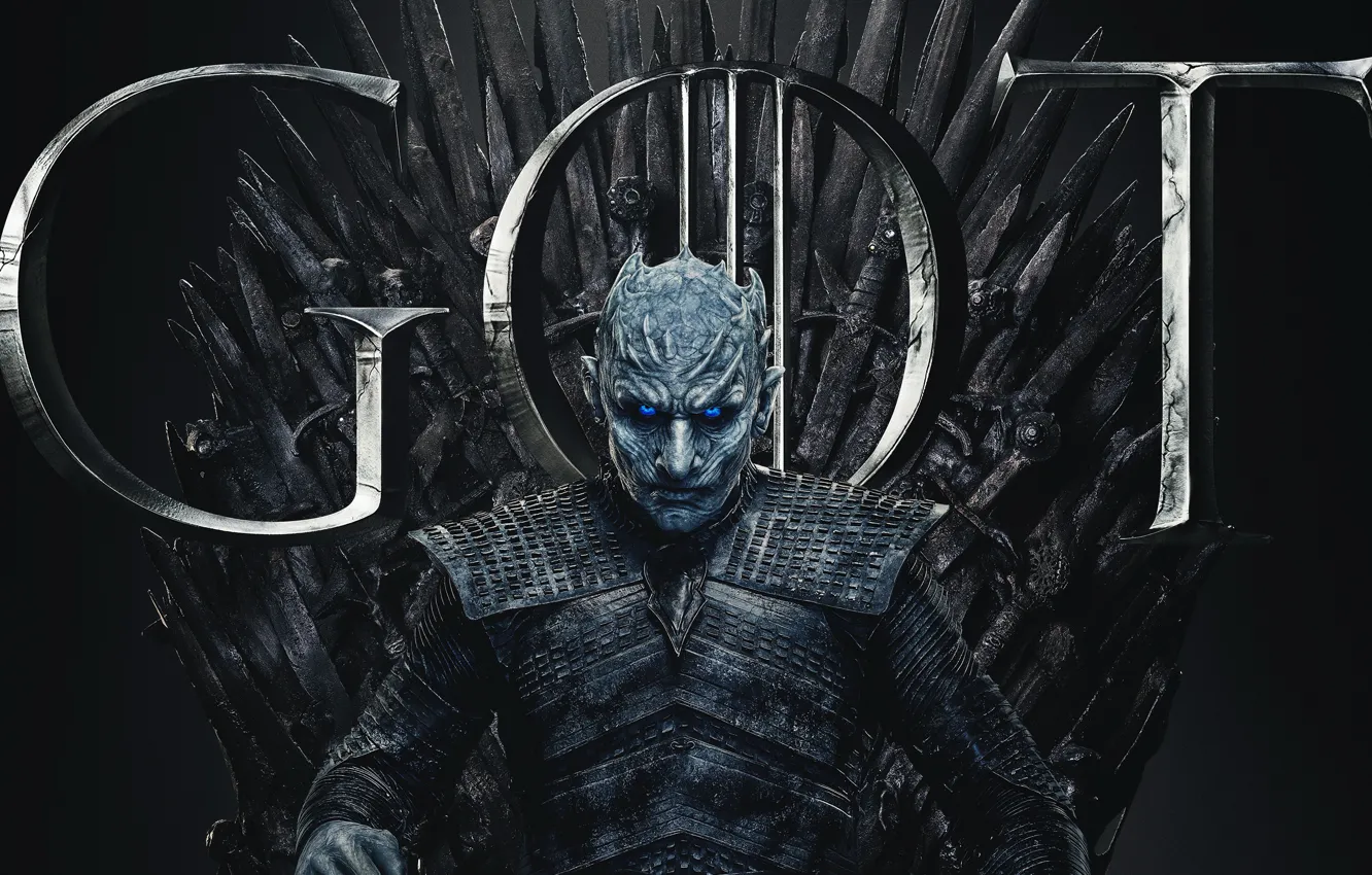 Фото обои Game of Thrones, Игра престолов, 8 сезон, Night King, Season 8