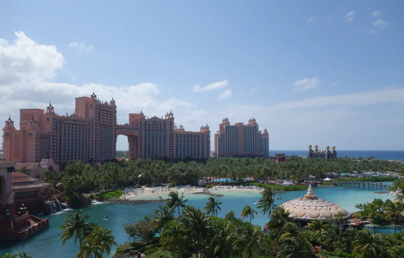 Фото обои Atlantis, Bahamas, Paradise Island