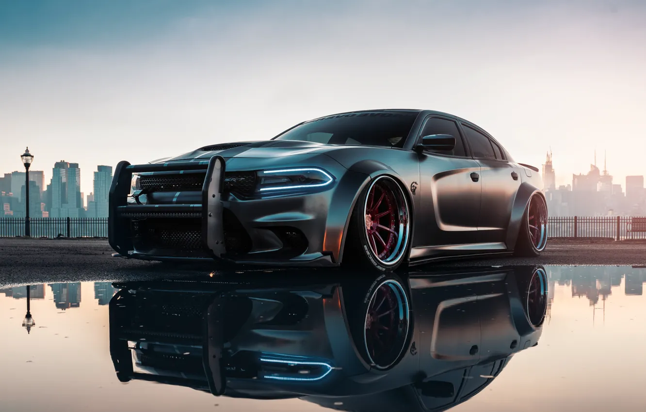 Фото обои car, dodge, Charger, Hellcat, enforcer