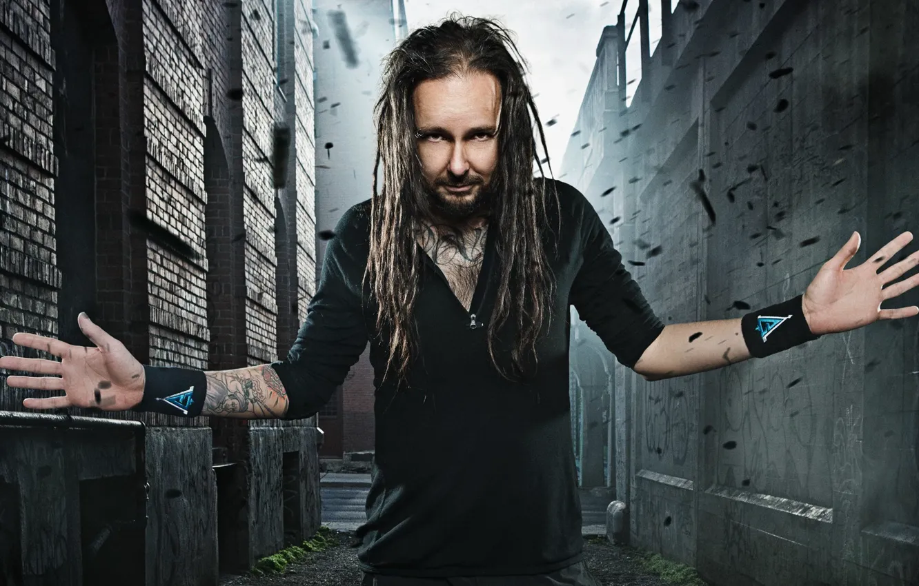 Фото обои музыка, music, Korn, Корн, nu metal, ню метал, Джонатан Дэвис, JDevil