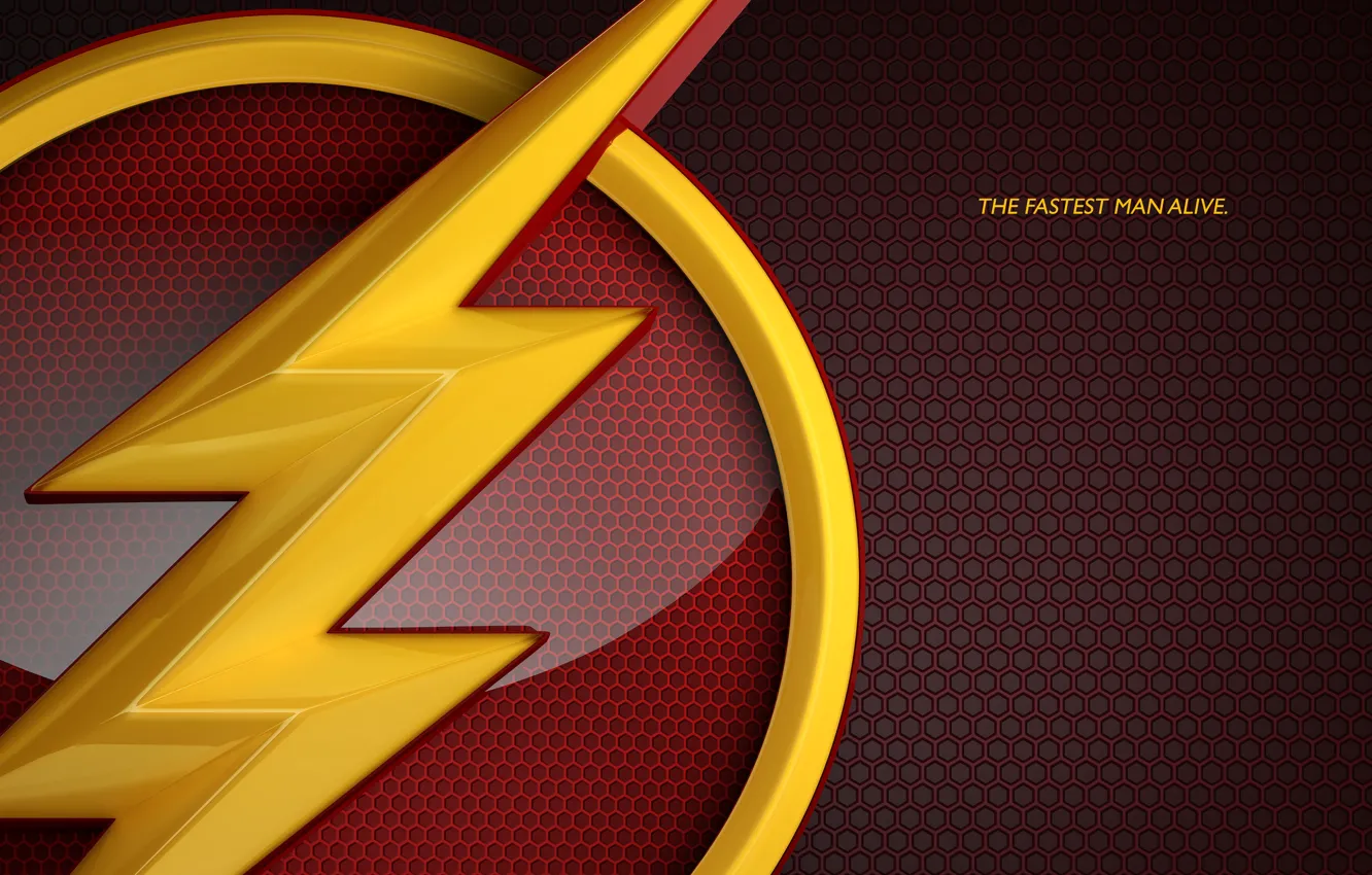 Фото обои фон, надпись, логотип, комикс, Флэш, The Flash