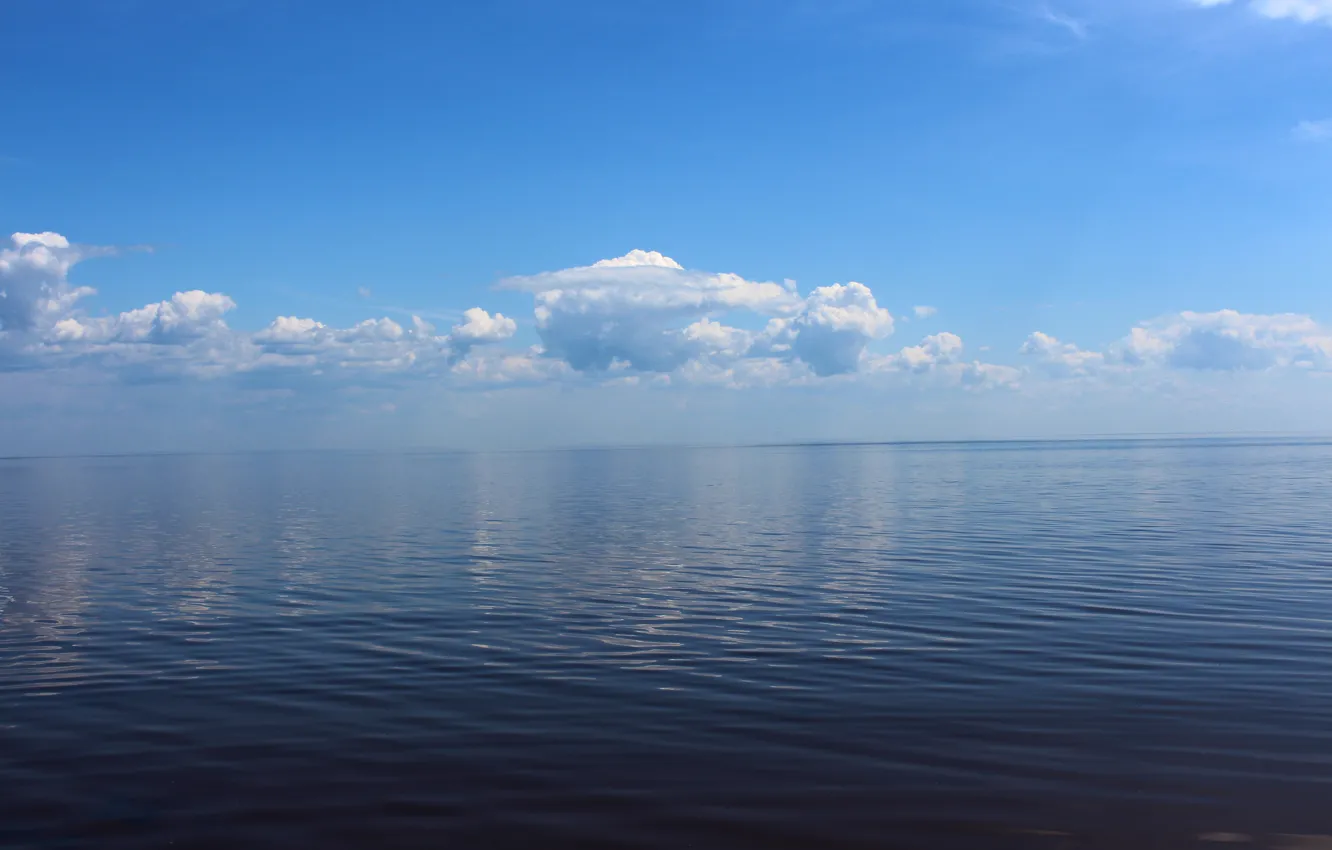 Фото обои небо, вода, озеро, Природа, Ильмень
