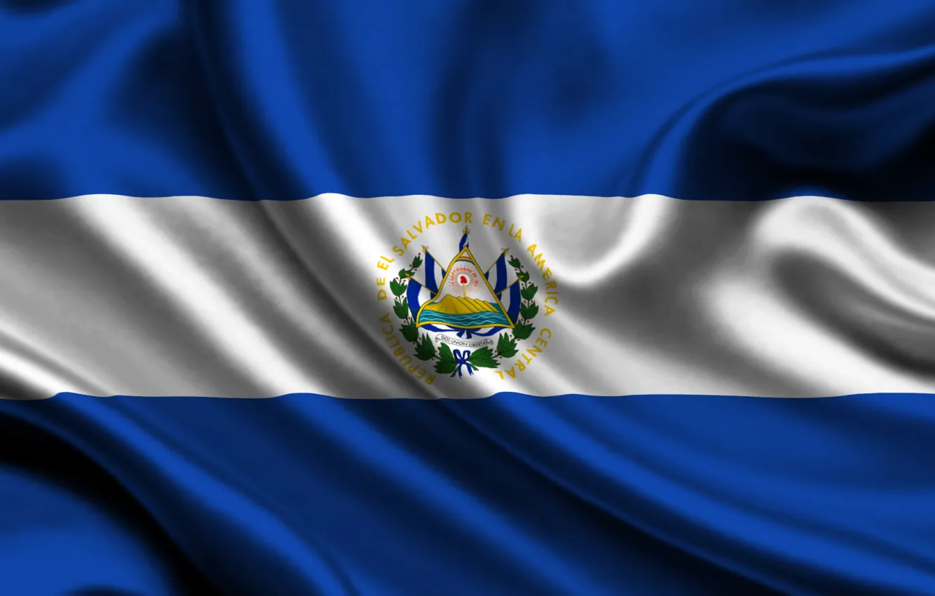 Фото обои флаг, Сальвадор, el salvador