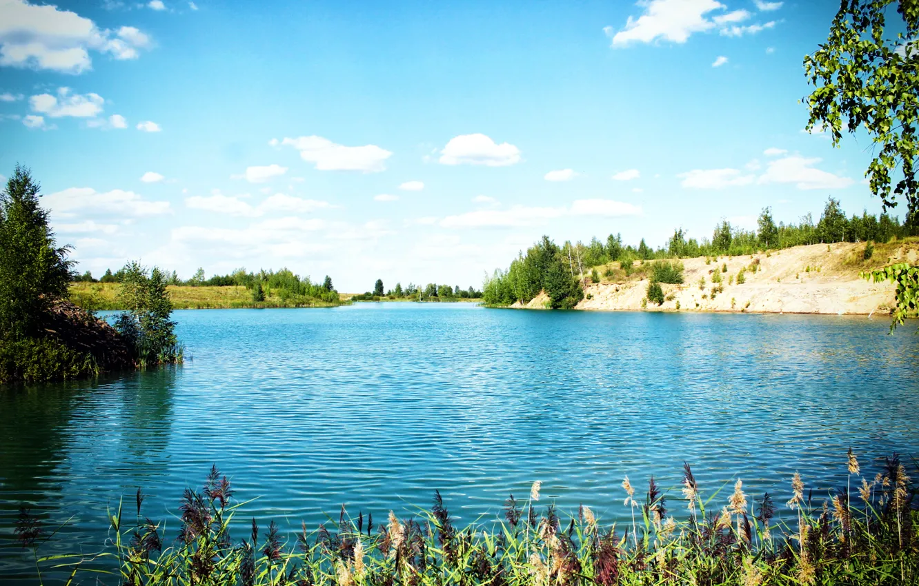 Фото обои природа, озеро, красота, Тула, Узловая, Киреевск