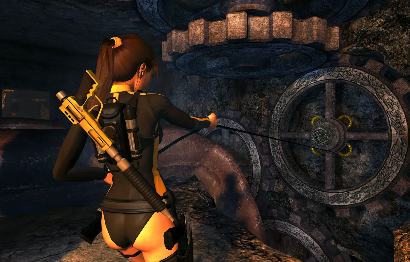 Фото обои игра, Tomb Raider, Лара Крофт