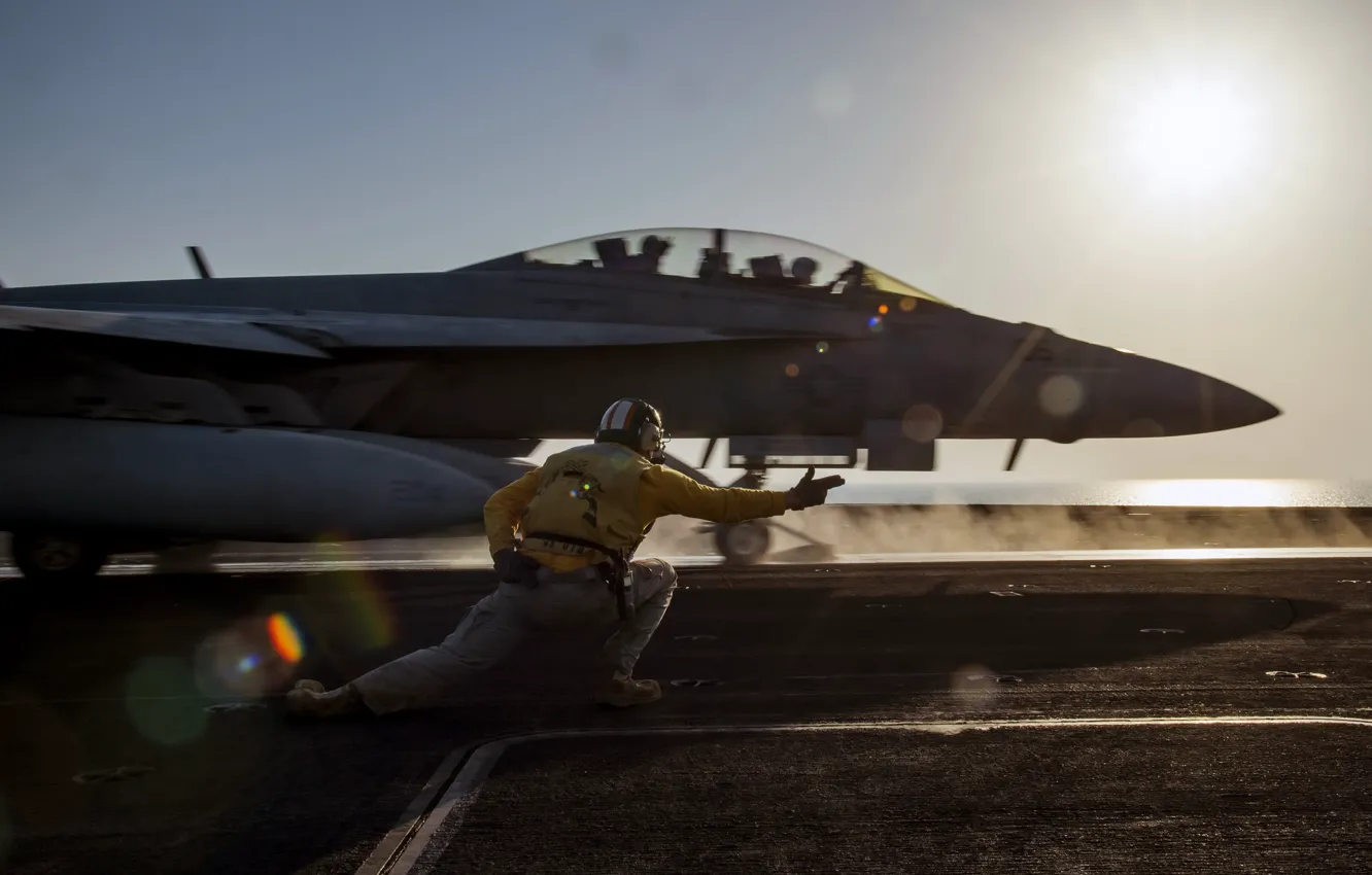 Фото обои оружие, самолёт, Super Hornet, FA-18F