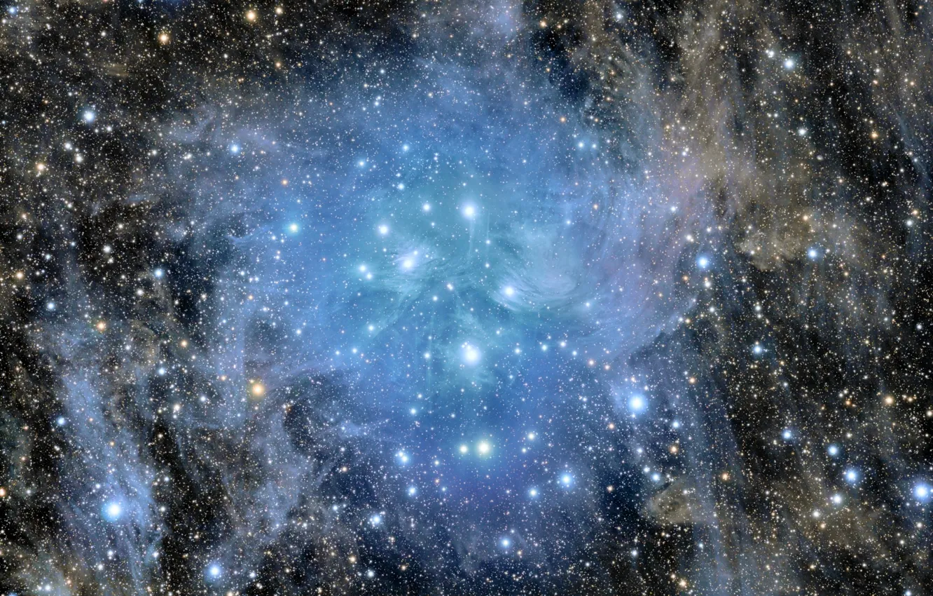 Фото обои скопление, Плеяды, M45