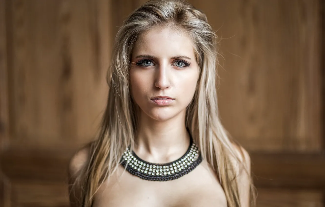 Фото обои взгляд, лицо, модель, Svetlana