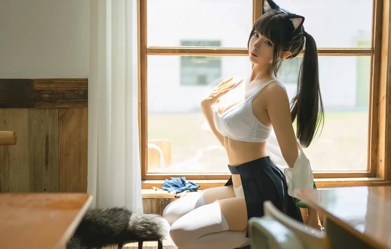 Фото обои Girl, Asian, asian, chun momo, Chun Momo, asian Girls