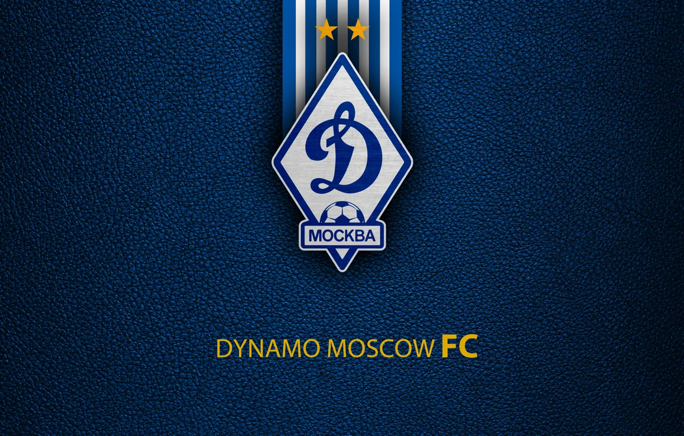 Фото обои Logo, Football, Soccer, Emblem, Russian Club, FC Dynamo Moscow